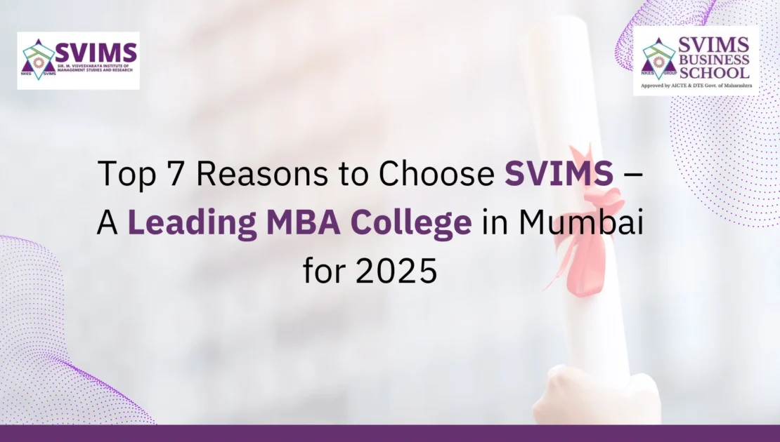 SVIMS for Your MBA Journey